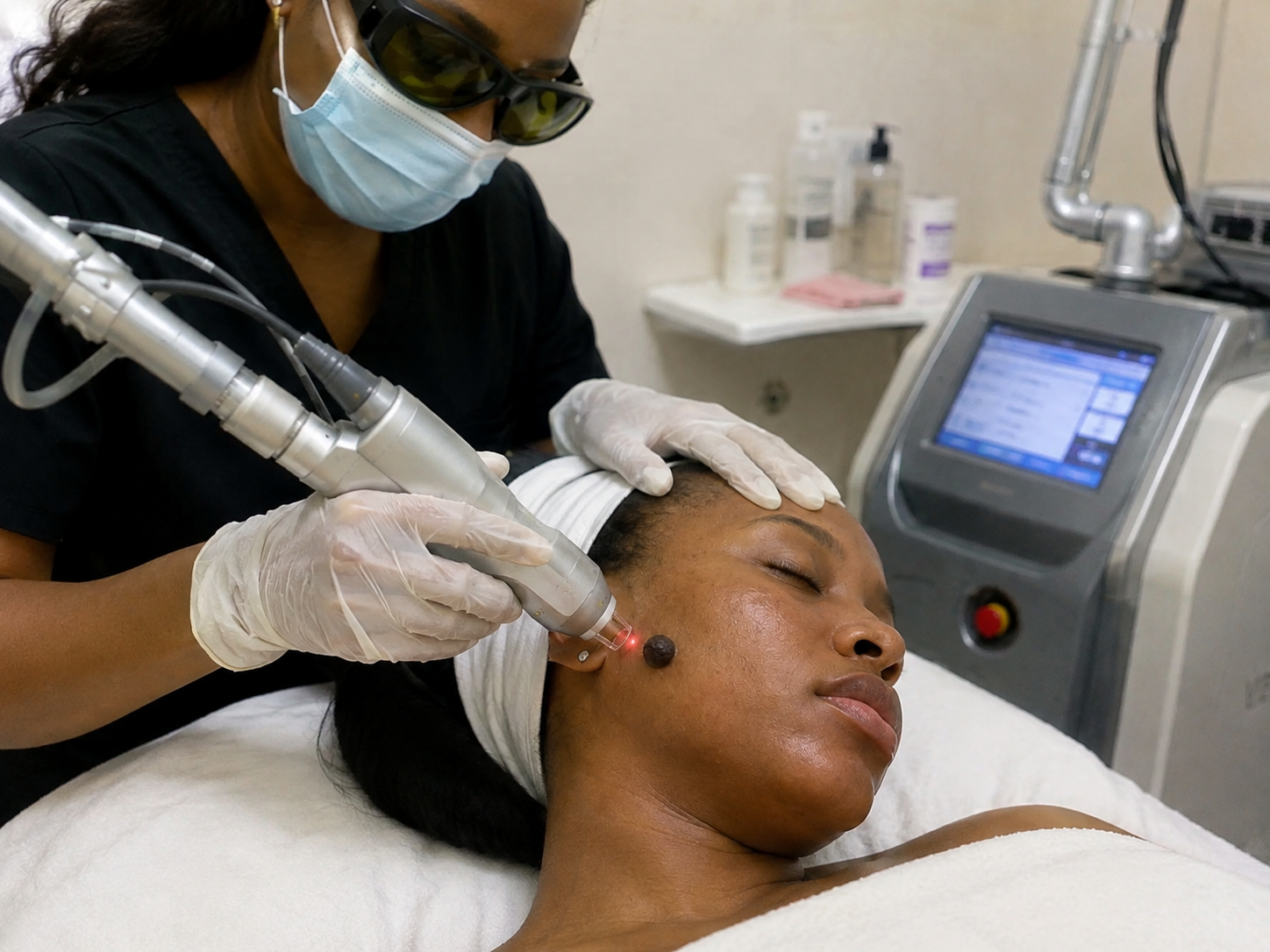 Keloids removal