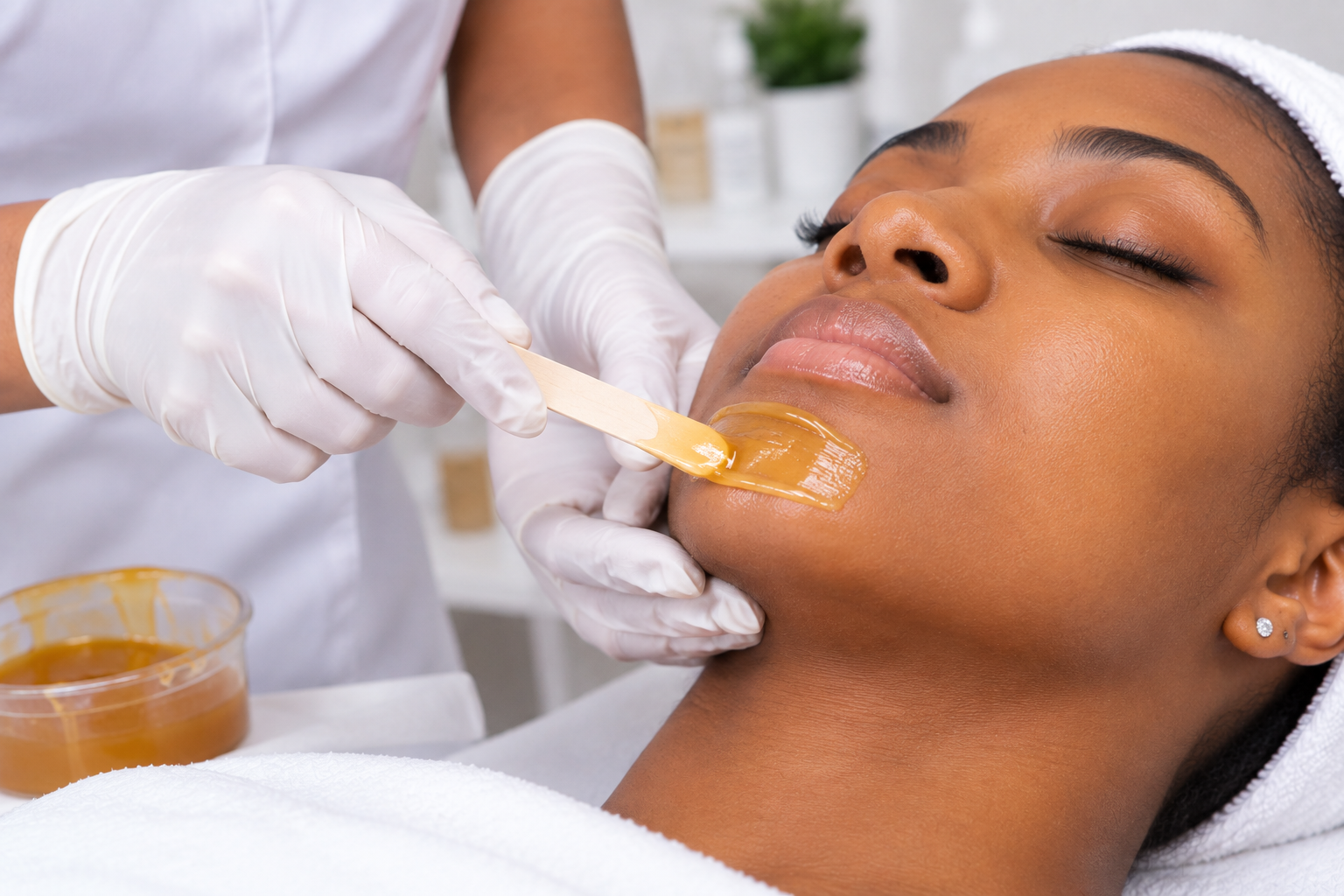 Chin Wax Hair Removal