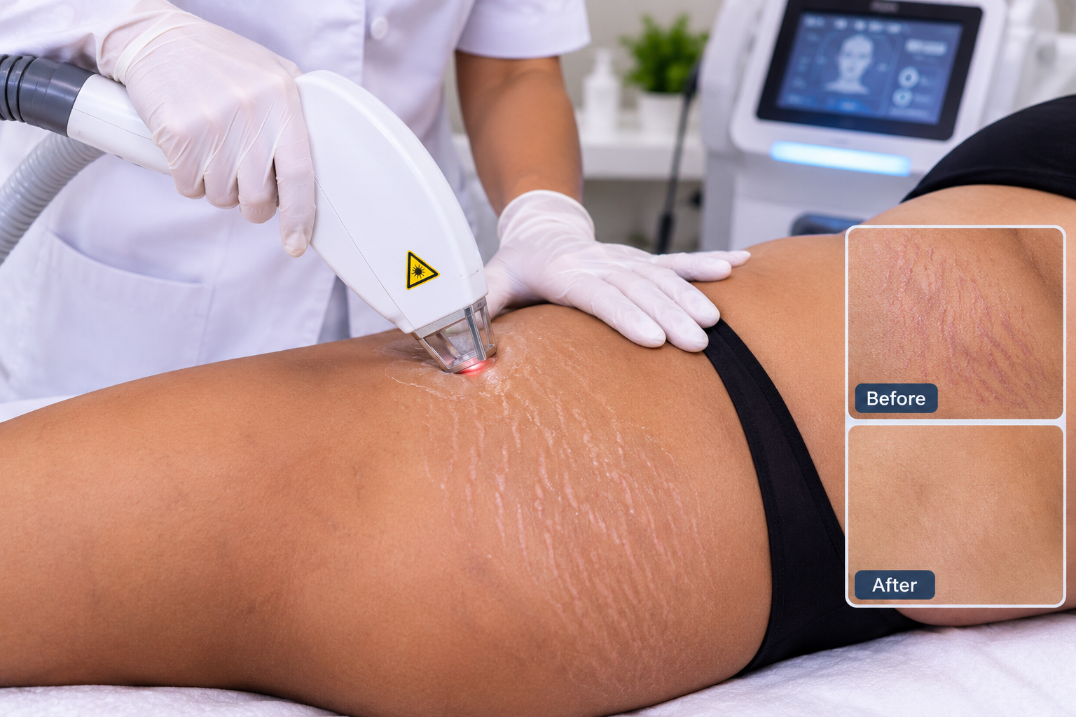 Stretch Marks Laser Treatment