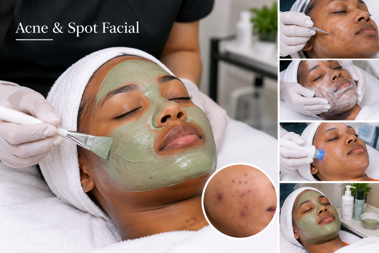 Acne and spot facial